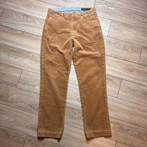 Polo Ralph Lauren 32/32 Tan Brown Corduroy Slim Fit Stretch Trousers